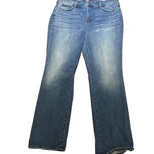 NYDJ Womens 16/35 x 31 Marilyn Straight Denim Jeans Medium Wash